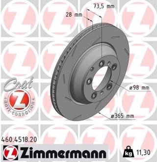 Автозапчасть ZIMMERMANN 460451820