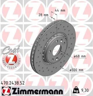 Гальмiвнi диски Sport ZIMMERMANN 470243852
