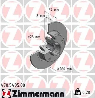 Автозапчасть ZIMMERMANN 470540500