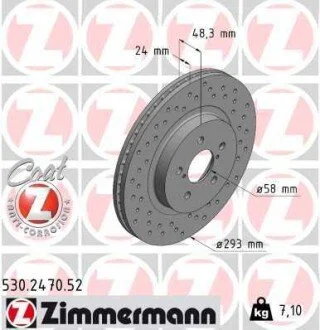Автозапчастина ZIMMERMANN 530247052