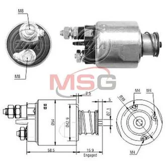 Втягуюче реле ZM ZM1495