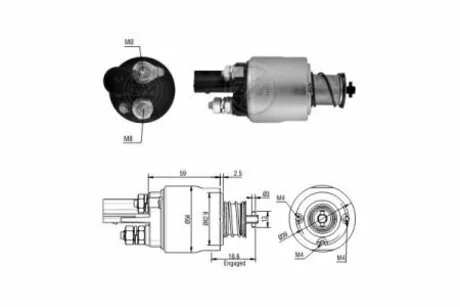 Втягуюче реле ZM ZM1498 (фото 1)