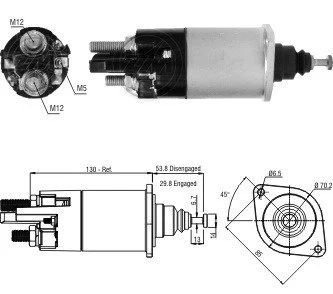 Втягуюче реле стартера ZM ZM1840