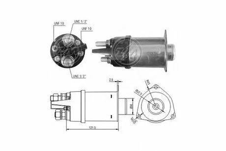Втягуюче реле стартера ZM ZM2456