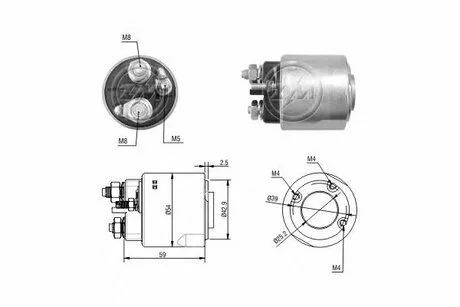 Втягуюче реле стартера ZM ZM2492