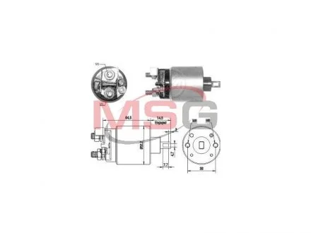 Реле втягуюче стартера ZM ZM2710
