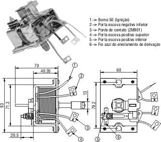 Втягуюче реле стартера ZM ZM2902