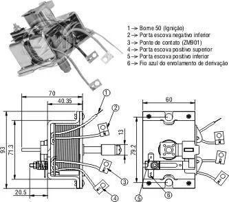 Втягуюче реле стартера ZM ZM2902