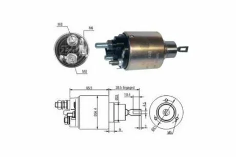Реле втягуюче стартера ZM ZM3479
