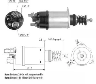 Втягуюче реле стартера ZM ZM356