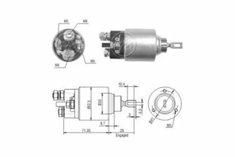 Втягуюче реле стартера ZM ZM378