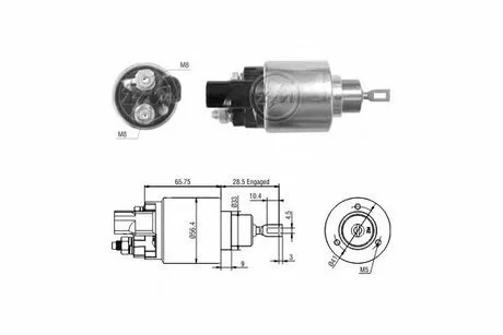 Реле втягуюче стартера ZM ZM3978