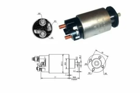 Реле втягуюче стартера ZM ZM3993