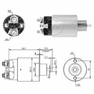 Втягуюче реле стартера ZM ZM3995