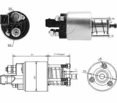 Втягуюче реле стартера ZM ZM4397