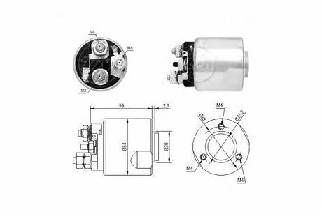 Втягуюче реле стартера ZM ZM5495