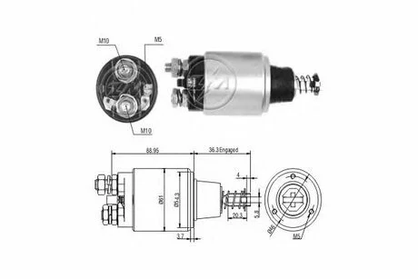 Втягуюче реле стартера ZM ZM550
