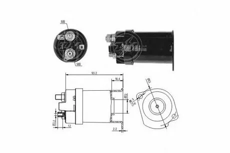 Втягуюче реле стартера ZM ZM556