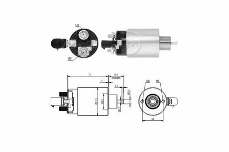 Реле втягуюче стартера ZM ZM5695