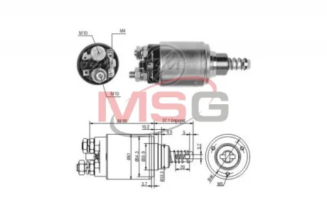 Втягуюче реле стартера ZM ZM 641 (фото 1)