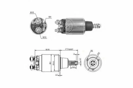 Втягуюче реле стартера ZM ZM6640