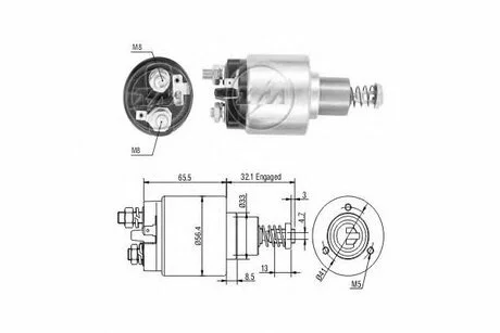 Втягуюче реле стартера ZM ZM676