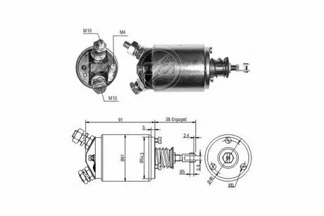 Втягуюче реле стартера ZM ZM733