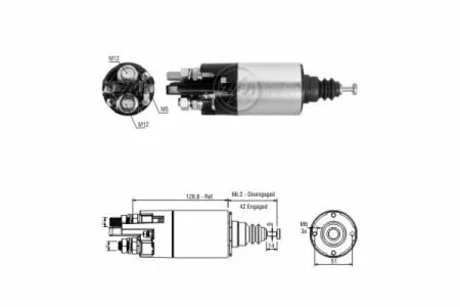 Втягуюче реле стартера ZM ZM842